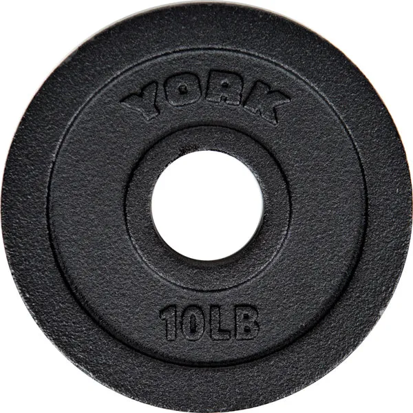 York 2″ Plaques de poids olympiques en fonte