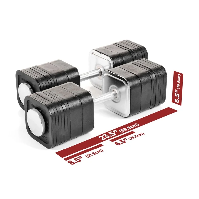 IRONMASTER Kit complémentaire 165 lbs pour l'haltère réglable