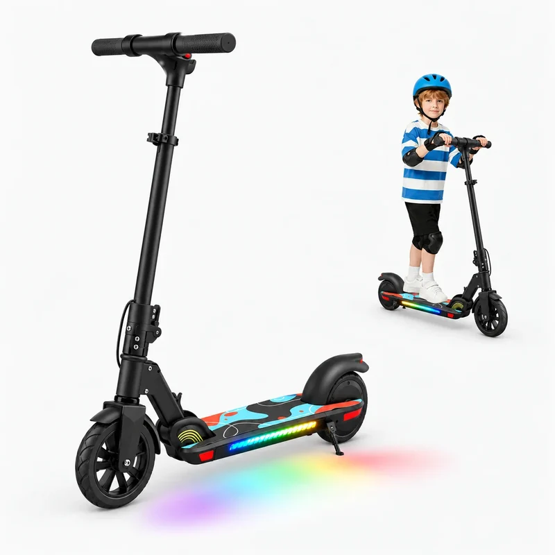K4 Pro Trottinette électrique pliable pour enfants avec guidon réglable en hauteur