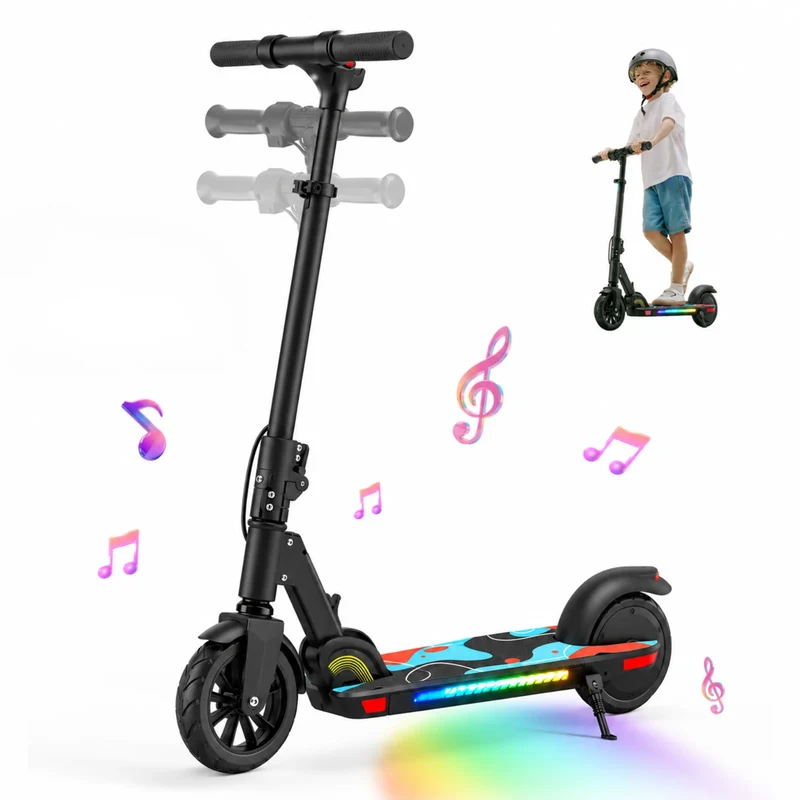 K4 Pro Trottinette électrique pliable pour enfants avec guidon réglable en hauteur
