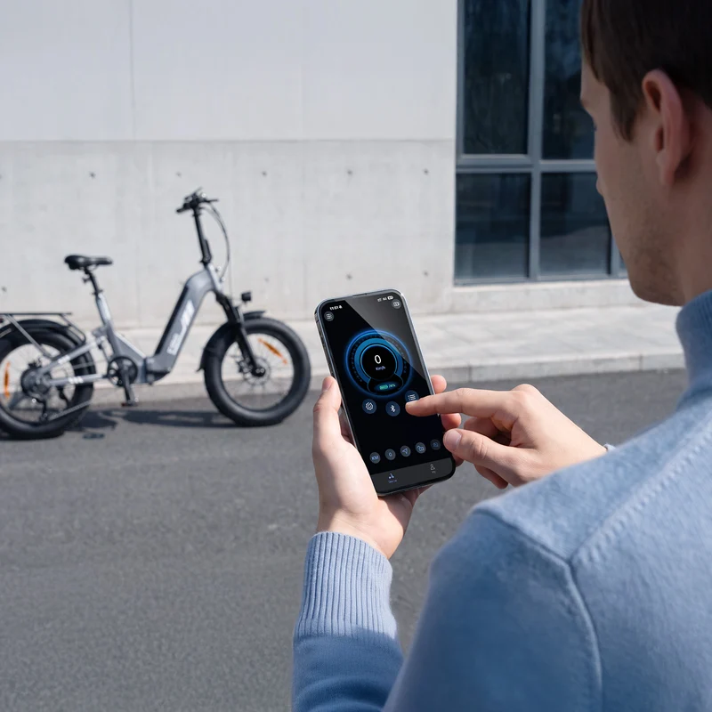 EB8 Vélo Électrique Tout-Terrain Pneus Larges - Autonomie 145km & Batterie Amovible