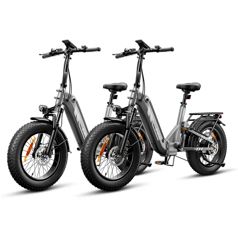 EB8 Vélo Électrique Tout-Terrain Pneus Larges - Autonomie 145km & Batterie Amovible