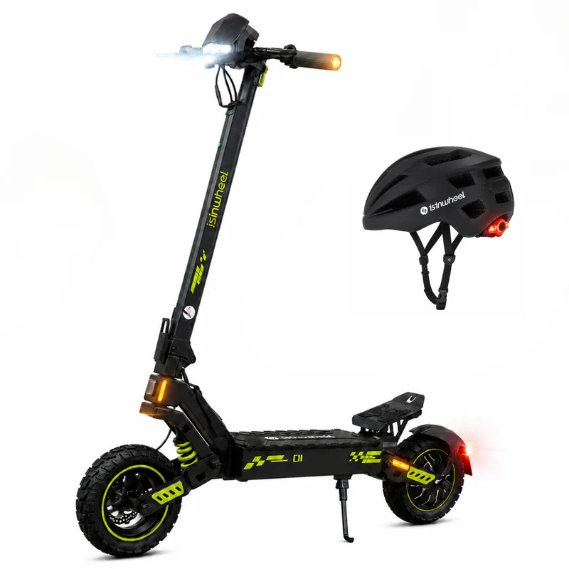 isinwheel D1 Trottinette électrique tout terrain 1200W