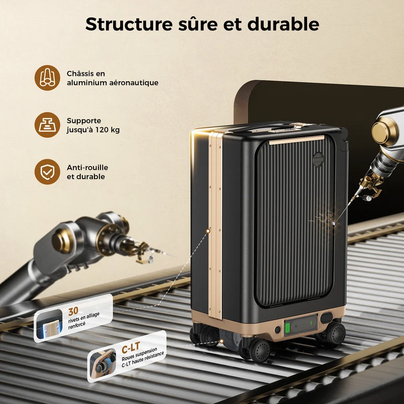 Valise Électrique 20" - Approuvée Compagnies Aériennes