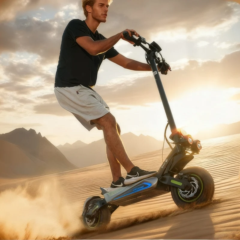 isinwheel® GT4S Trottinette Électrique Tout-Terrain 1200W