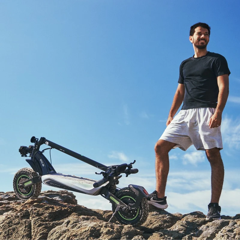 isinwheel® GT4S Trottinette Électrique Tout-Terrain 1200W