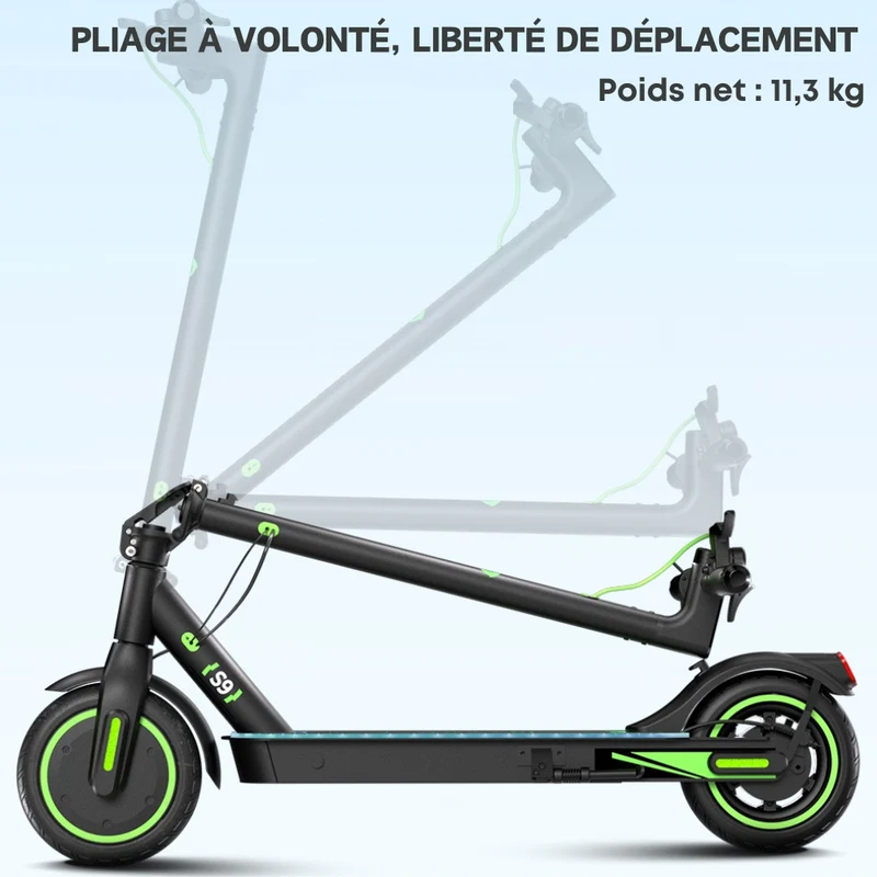 isinwheel® S9 Trottinette électrique 350W