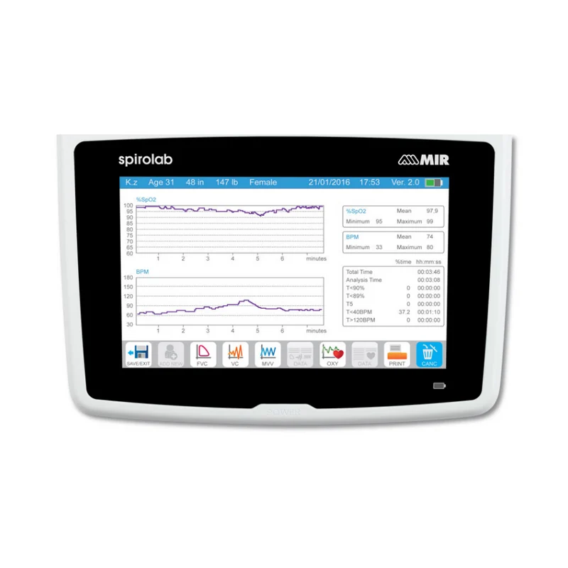 Spirometro Mir New Spirolab Touchscreen