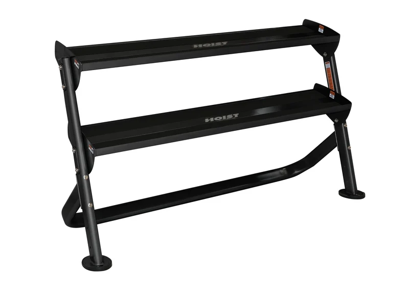 HOIST HF5461-60-MB 60" Dumbbell Rack (2-Tier)