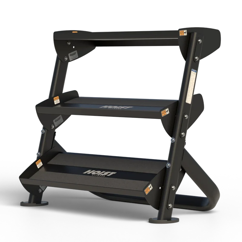 HOIST HF-5461-36-MB 36" Dumbbell Rack (With 3rd-Tier Option)