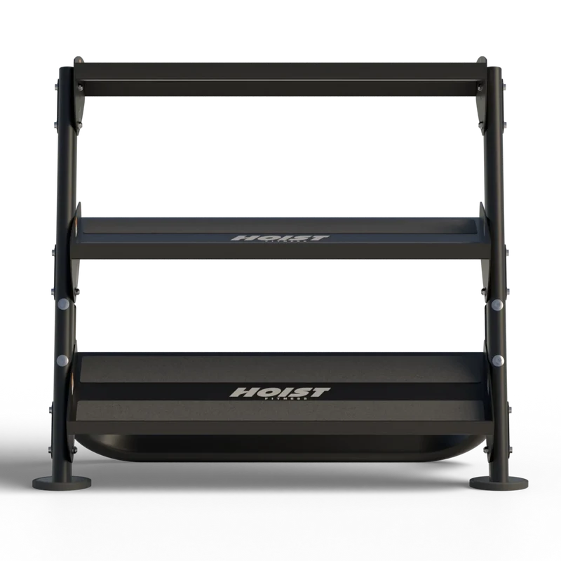 HOIST HF-5461-36-MB 36" Dumbbell Rack (With 3rd-Tier Option)