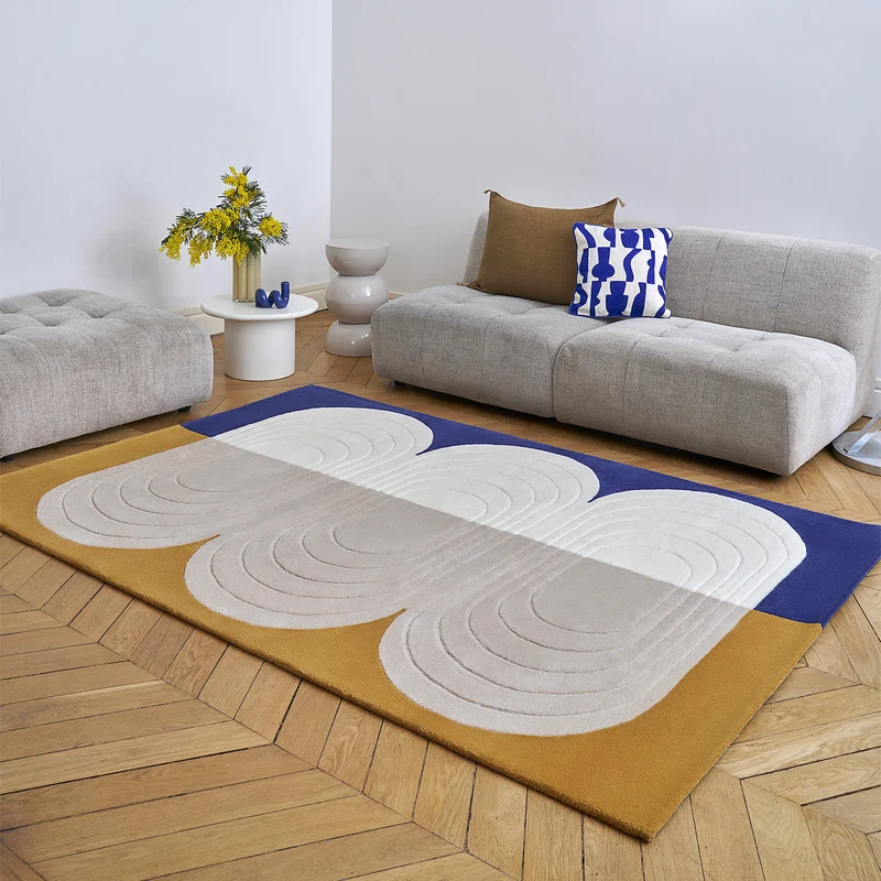 Tapis bleu Bibelot
