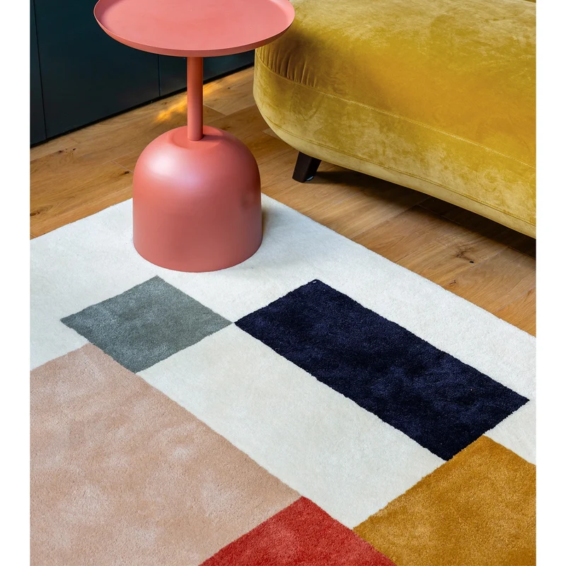 Tapis multicolore Quadran