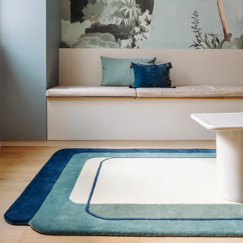 Tapis bleu Echo