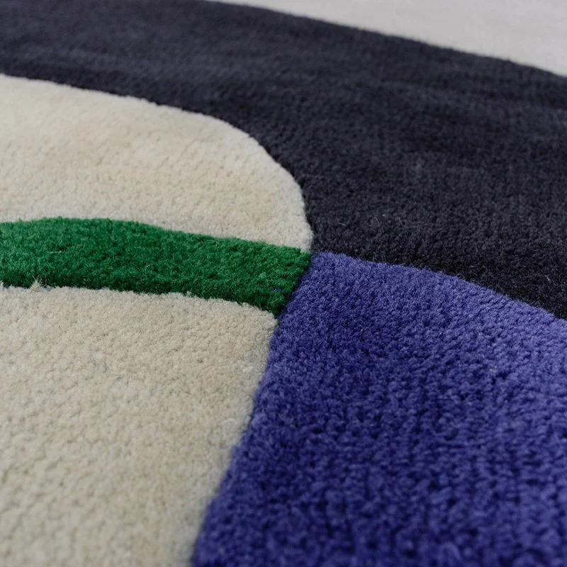 Tapis bleu électrique Inclusion