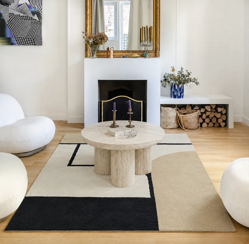 Tapis beige Strada