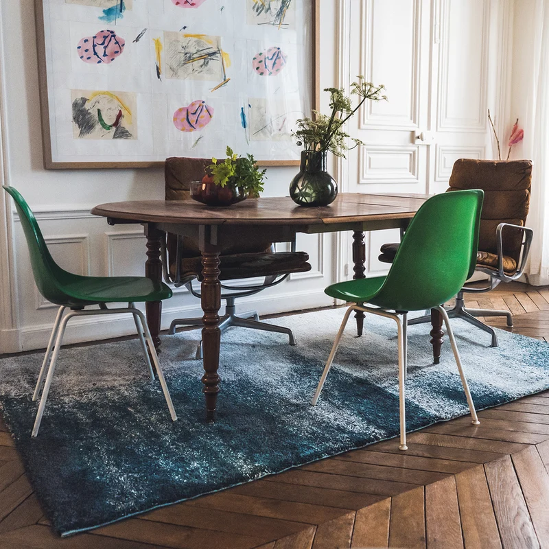 Tapis bleu Pacifik