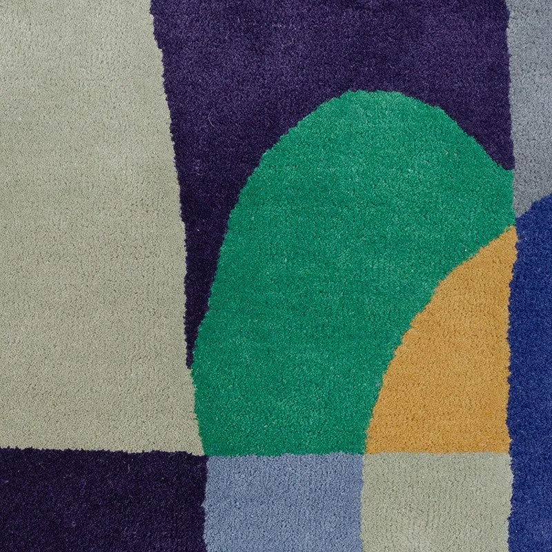 Tapis gris Pluriel