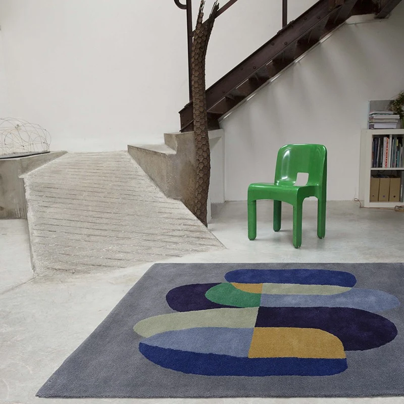 Tapis gris Pluriel