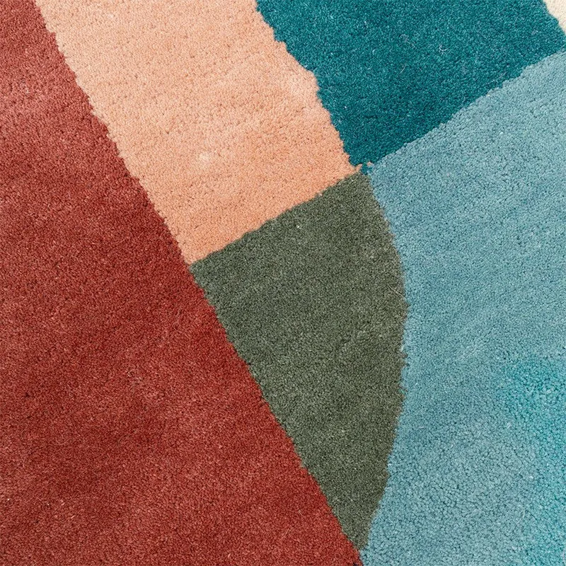 Tapis bleu Pluriel
