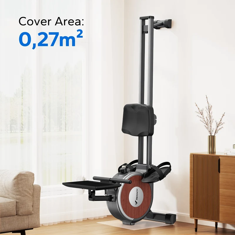 Merach Q1S Aura Magnetic Rowing Machine with 15.6” Large Screen
