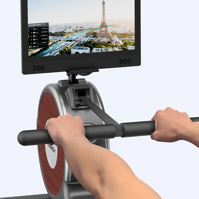 Merach Q1S Aura Magnetic Rowing Machine with 15.6” Large Screen