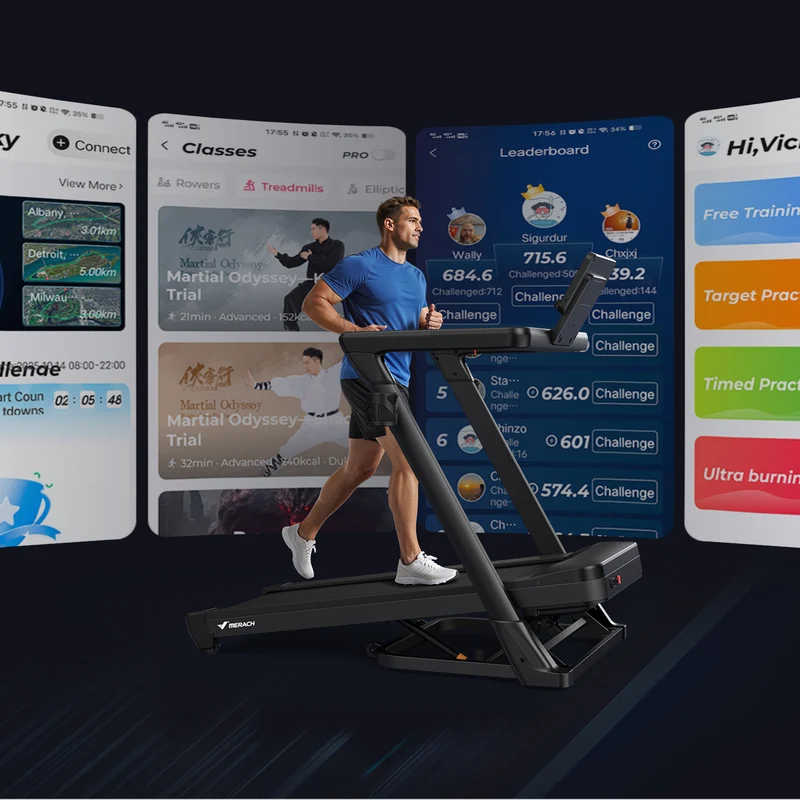 Merach T31B1 Treadmill with 18% Auto Incline