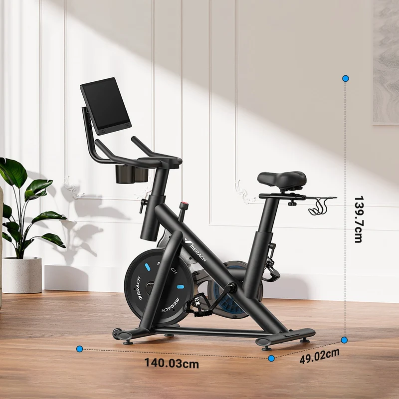 Merach S26B4 Magnetic Exercise Bike with HD Screen