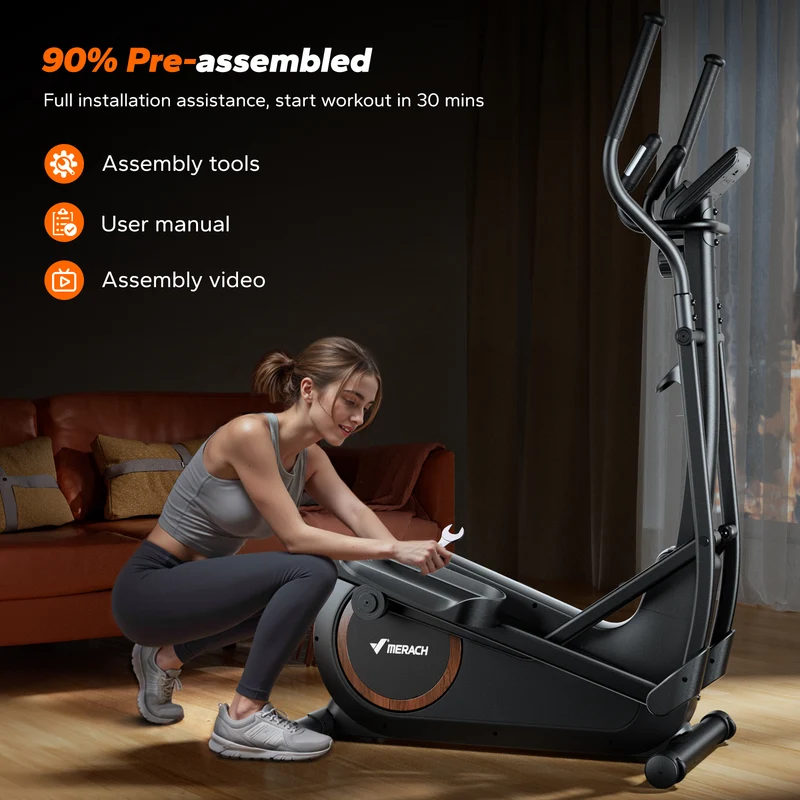Merach E33B4 Elliptical with 16 Resistance Levels
