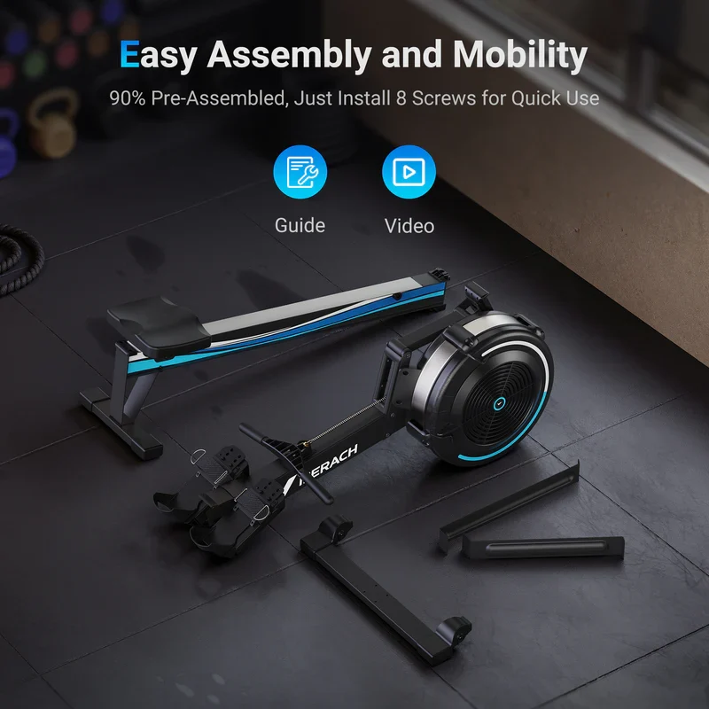Merach NovaRow R50 Air Resistance Rowing Machine