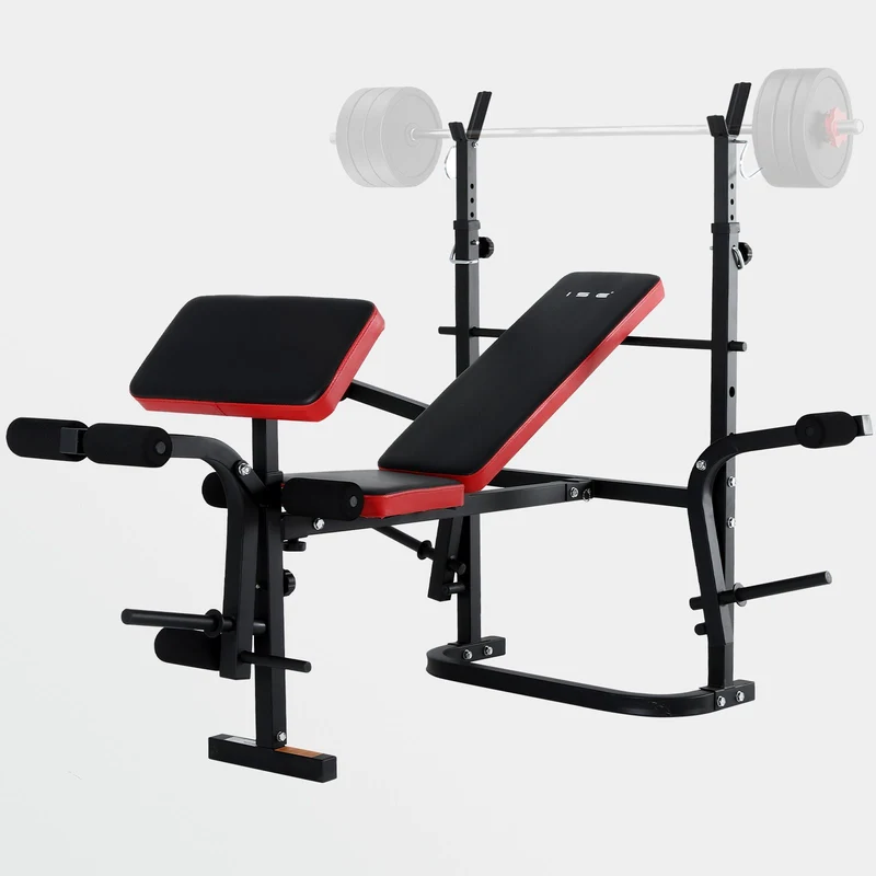 Banc Musculation Complet SYNERFIT, Pliable&Inclinable, Developper Coucher, Multifonction Réglable modèle ISE-FIT