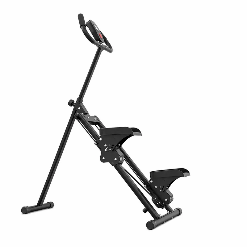 Stepper d'escalier Pliable SYNERFIT avec Écran LED Résistance Réglable, Pédales Antidérapantes Charge Maximale 120 kg, modèle CLIMBER-FIT couleur Noir