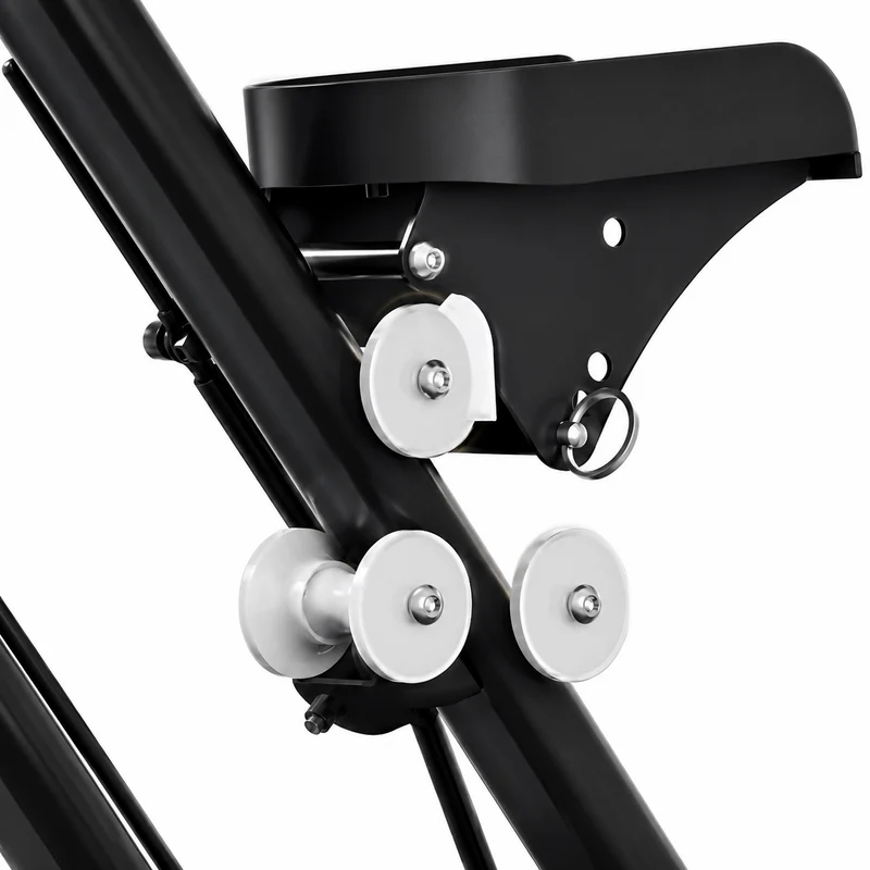 Stepper d'escalier Pliable SYNERFIT avec Écran LED Résistance Réglable, Pédales Antidérapantes Charge Maximale 120 kg, modèle CLIMBER-FIT couleur Noir