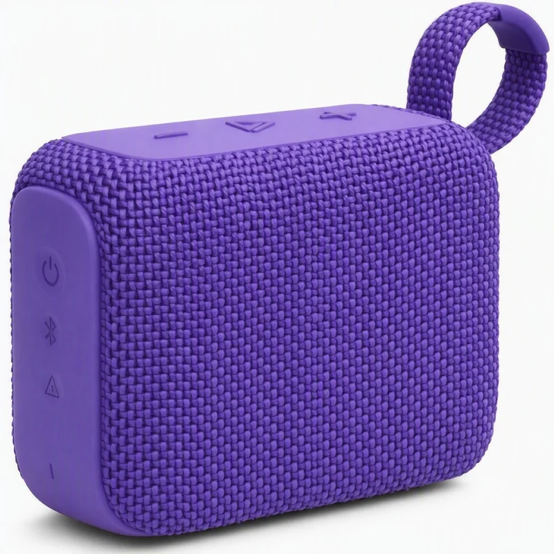 Enceinte Bluetooth Edition PARTY BOX ultra-portable, fonction Playtime Boost, Version Bluetooth JL 5.3 Puissance de sortie 5 W résistante à l'eau et à la poussière colorie Violet