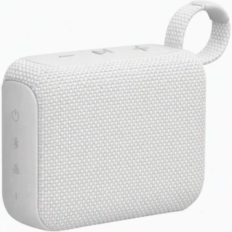 "Enceinte Bluetooth Edition PARTY BOX ultra-portable, fonction Playtime Boost, Version Bluetooth JL 5.3 Puissance de sortie 5 W résistante à l'eau et à la poussière colorie Blanc