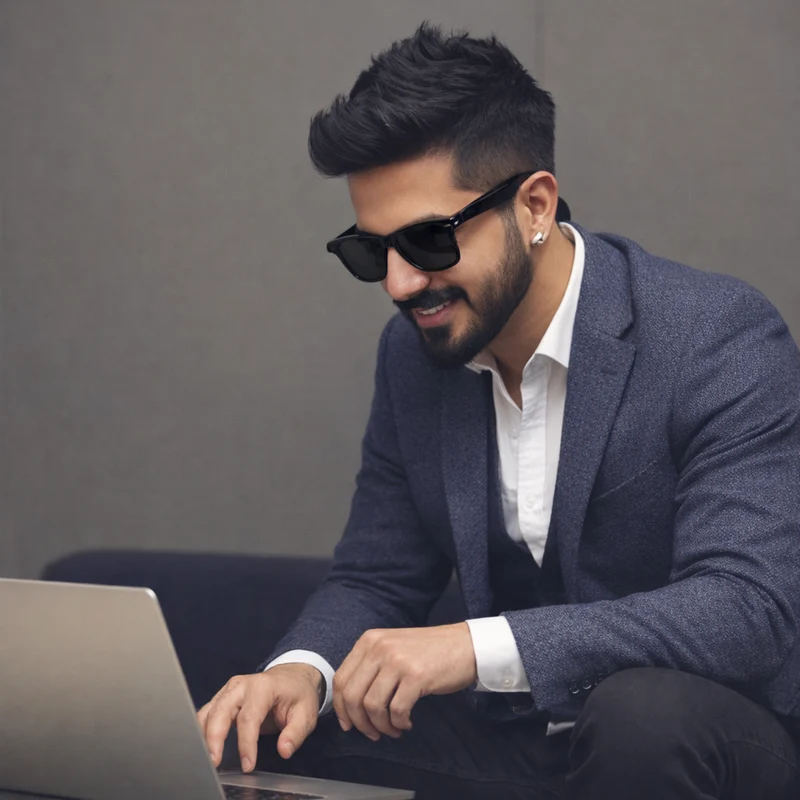 Lunettes intelligentes multifonctions NASA édition ICARE transmission Wi-Fi, Bluetooth Microphone Et Haut-Parleur Intégré Monture Mat Noir Verres Graphite Modèle Unisex design