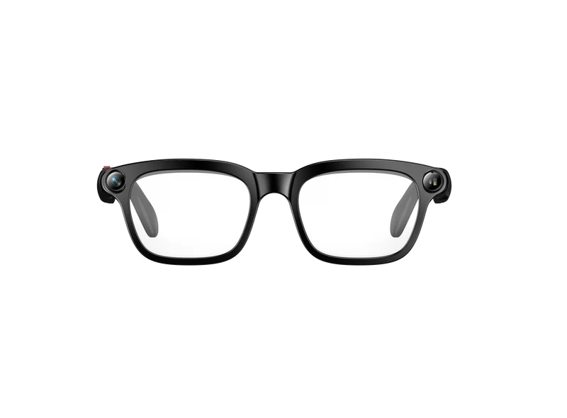 Lunettes intelligentes multifonctions NASA édition VISION Caméra 8 MP avec capteur Photo & Vidéo Haute Définition transmission Wi-Fi, Bluetooth Microphone Et Haut-Parleur Intégré Monture Mat Noir Verres Incolore Modèle Unisex design