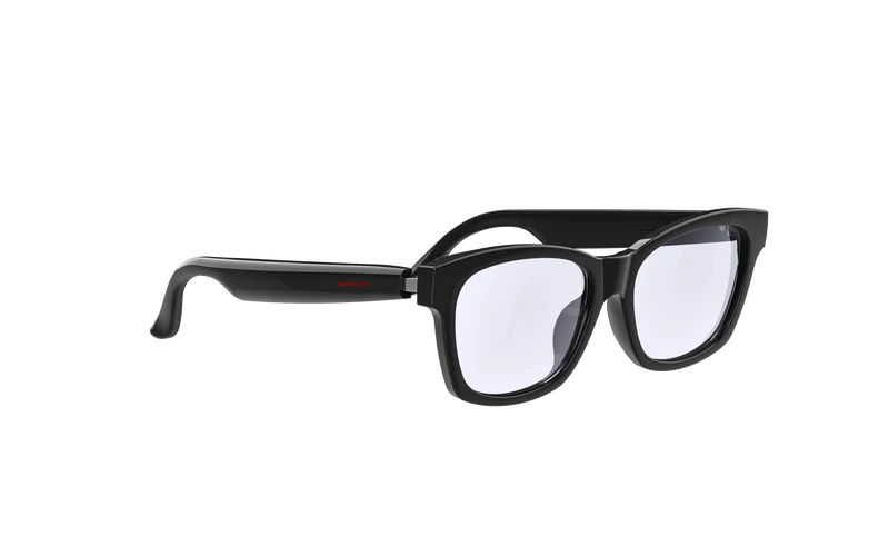 Lunettes intelligentes multifonctions NASA édition . FUSION transmission Wi-Fi, Bluetooth Microphone Et Haut-Parleur Intégré Monture Mat Noir Verres Incolore Modèle Unisex design