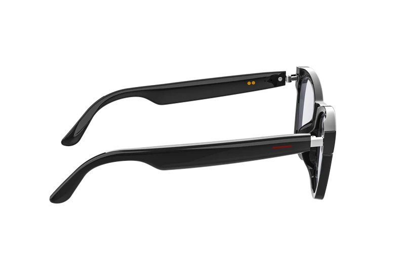 Lunettes intelligentes multifonctions NASA édition . FUSION transmission Wi-Fi, Bluetooth Microphone Et Haut-Parleur Intégré Monture Mat Noir Verres Incolore Modèle Unisex design
