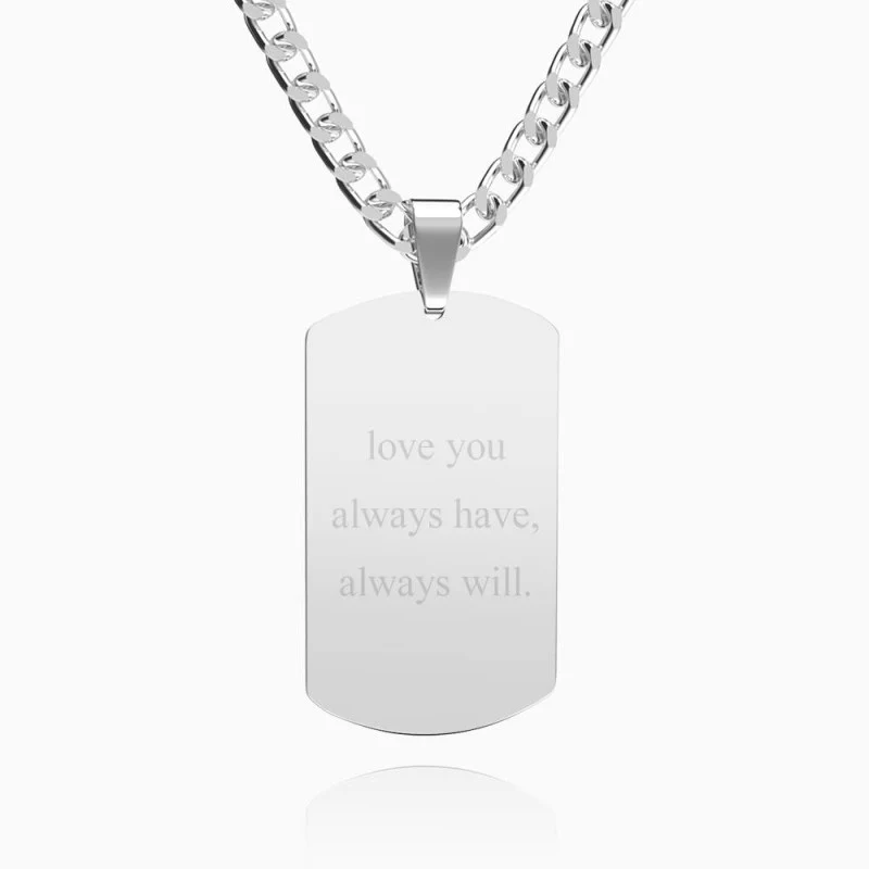 Collier Personnalisé MemorySteel