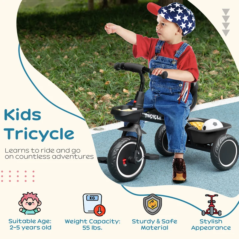 Tricycle Enfant MiniRide 2–5 Ans