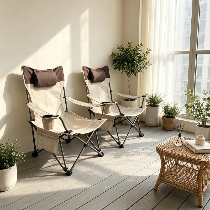 Fauteuils Camping RelaxFlex – Lot de 2