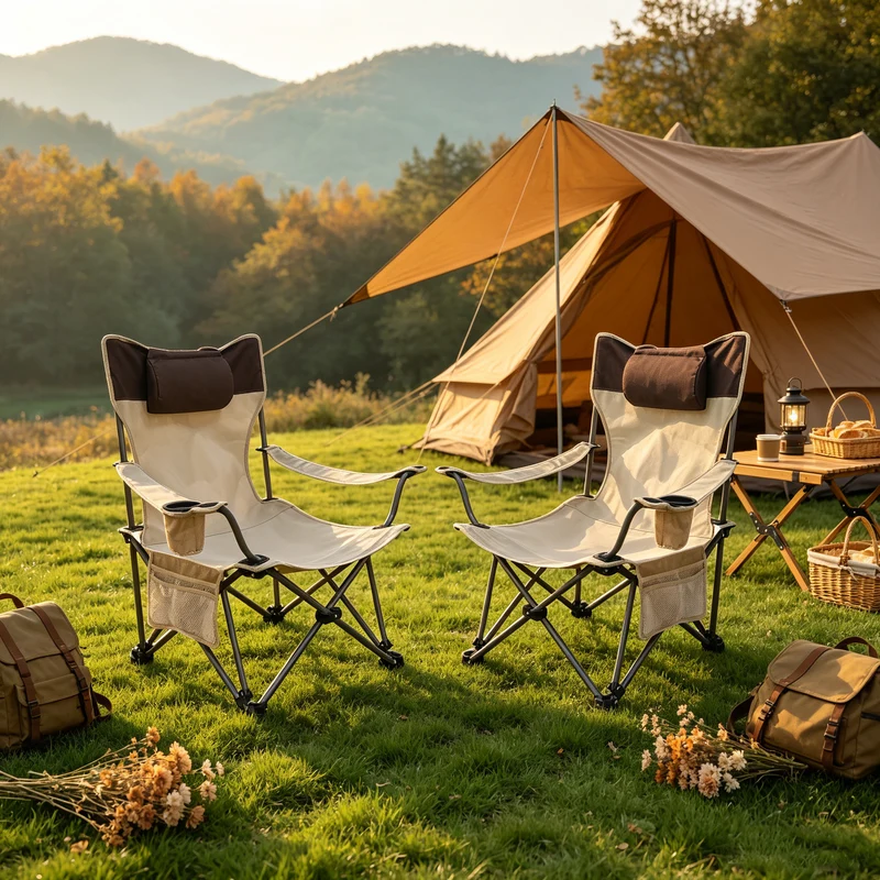 Fauteuils Camping RelaxFlex – Lot de 2