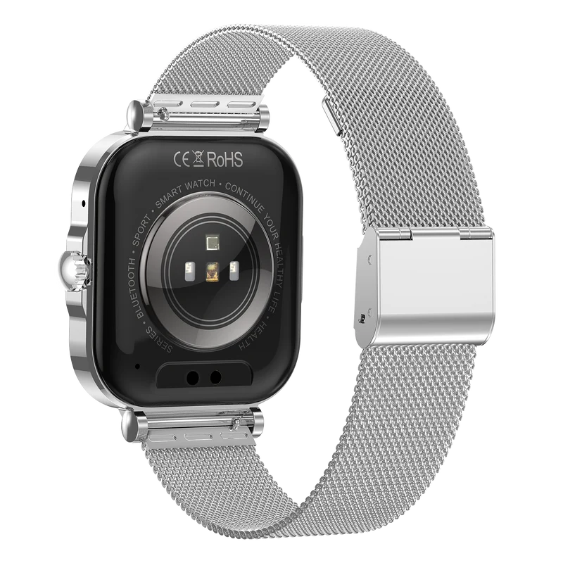 Montre connectée AMOLED- Edition Véga (avec bracelet milanais) couleur Argent