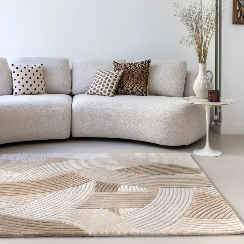 Tapis beige Canopée