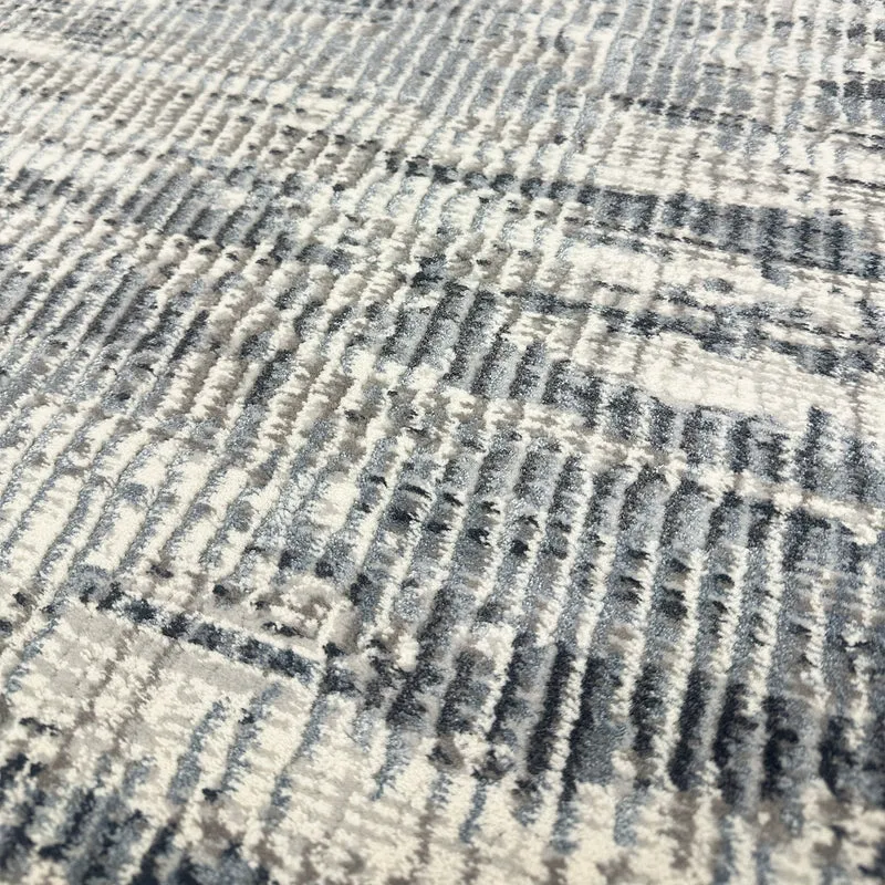 Tapis dégradé gris et bleu ciel
