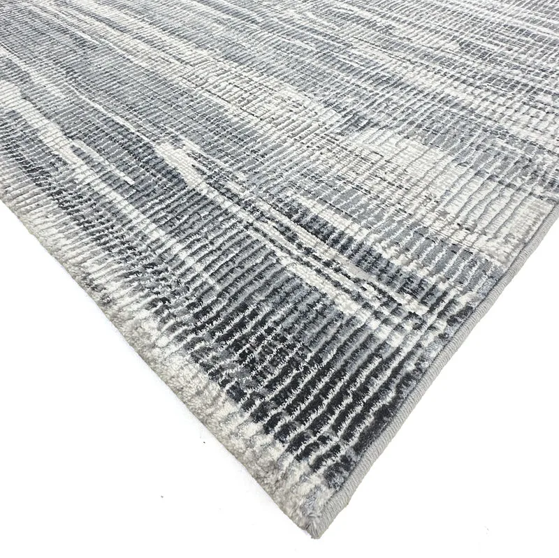 Tapis dégradé gris et bleu ciel