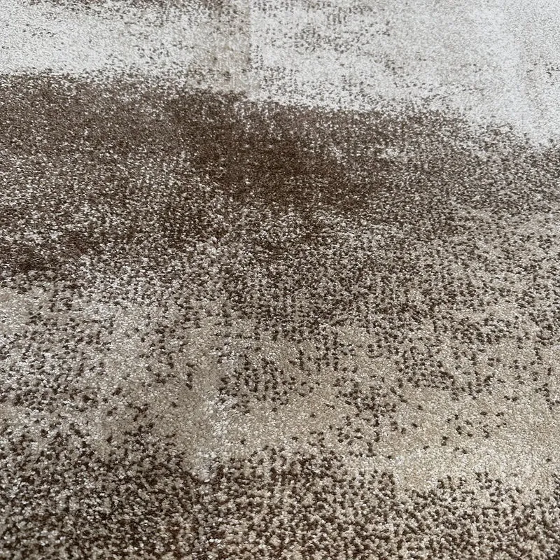 Tapis beige rond Pacifik