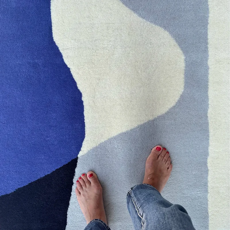 Tapis Narcisse bleu