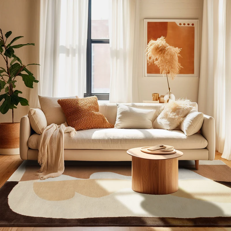 Tapis Narcisse ocre